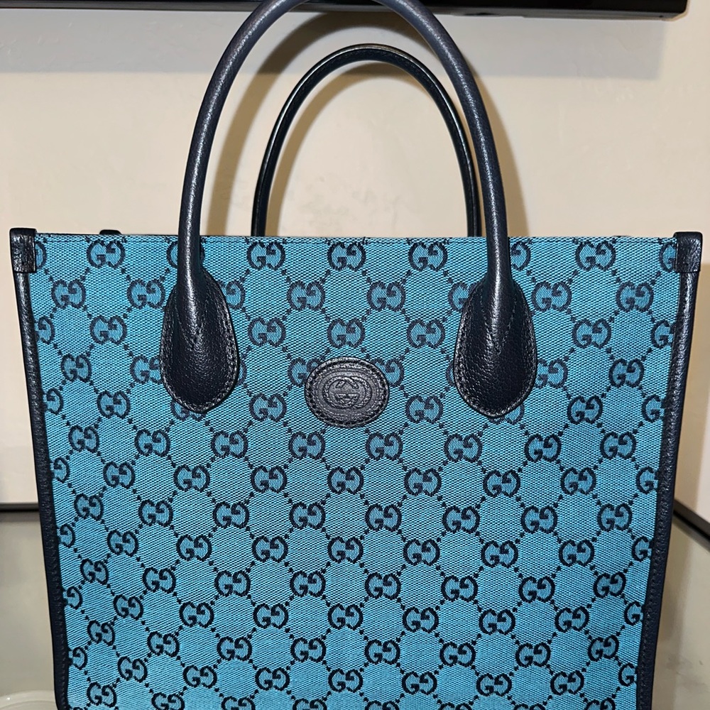 Gucci Canvas Tote - image 2